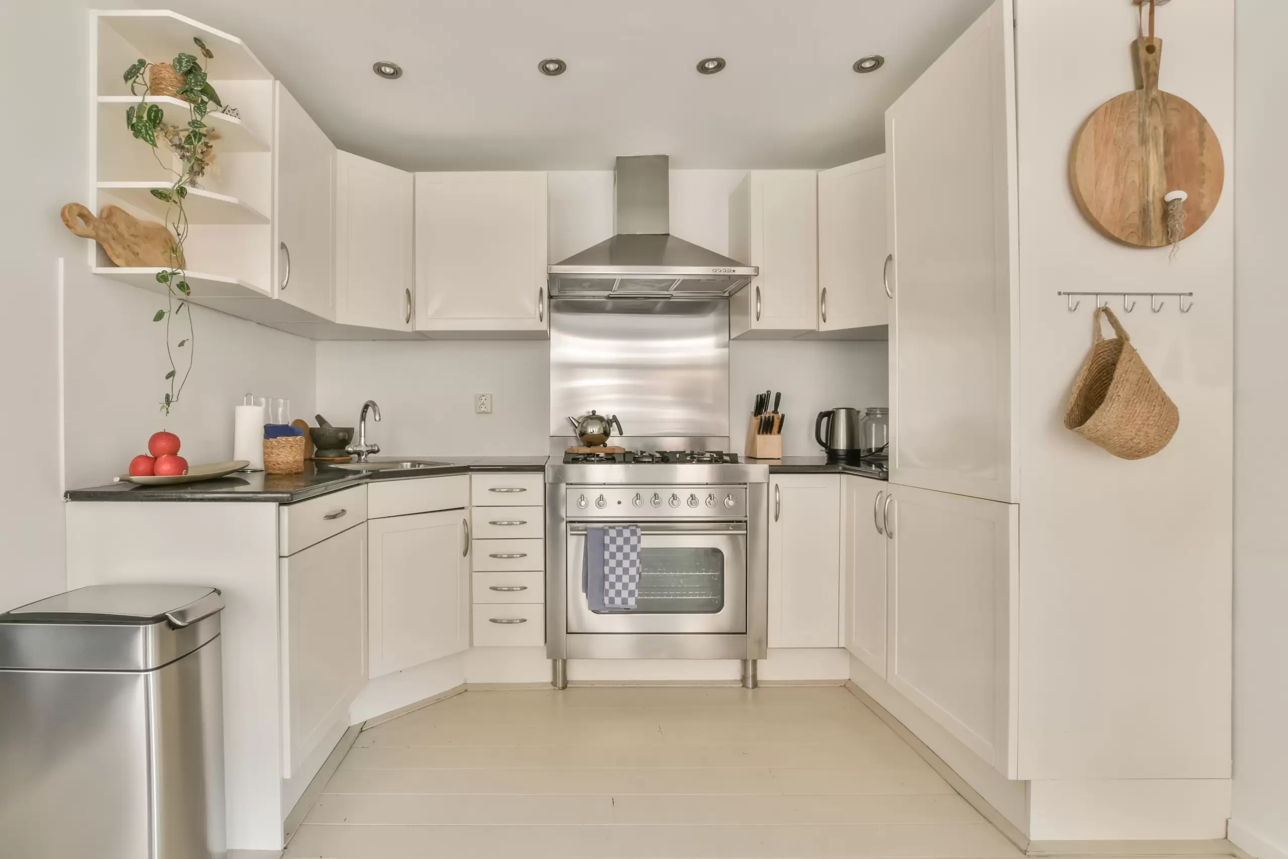 U-Shaped Modular Kitchen